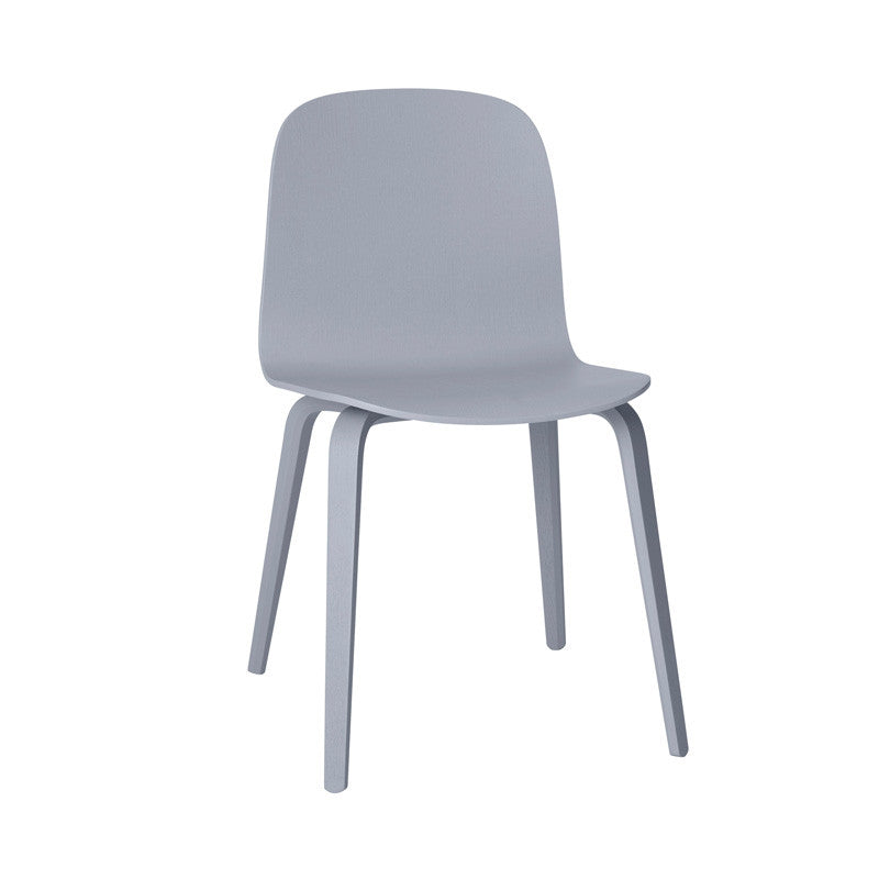 Muuto Visu Chair Wood Base Grey