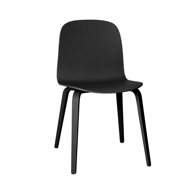 Muuto Visu Chair Wood Base Black