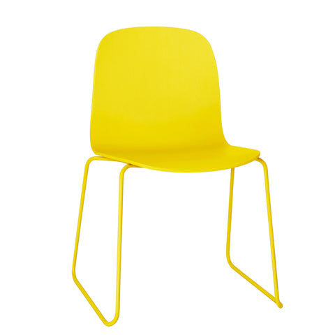 Muuto Visu Chair Wire Base Yellow