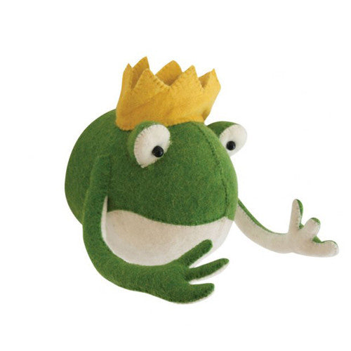 Fiona Walker England Frog Prince with Crown